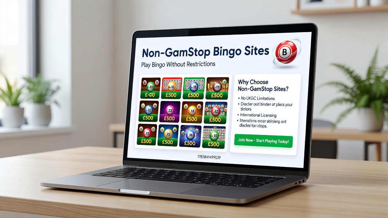 Players engaging with live bingo rooms on non-GamStop platforms via mobile devices